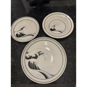 Crown Lynn Last Wave Set Of 3